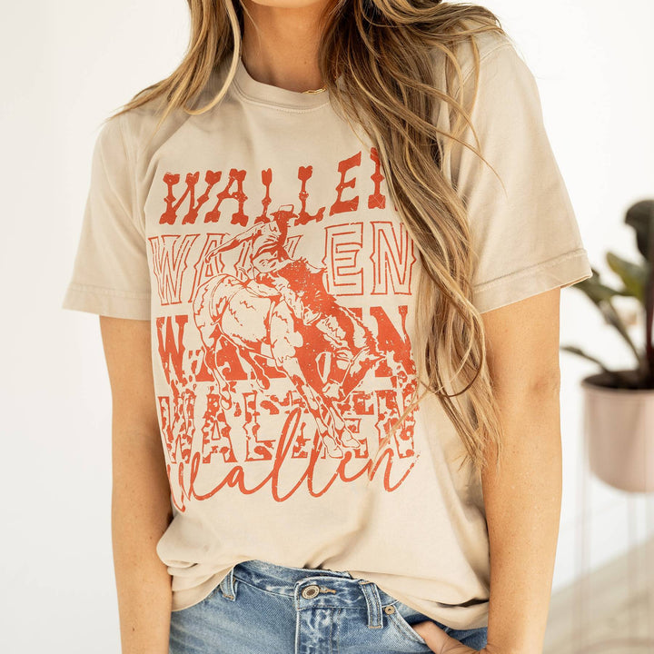 Wallen Graphic Tee - Tan