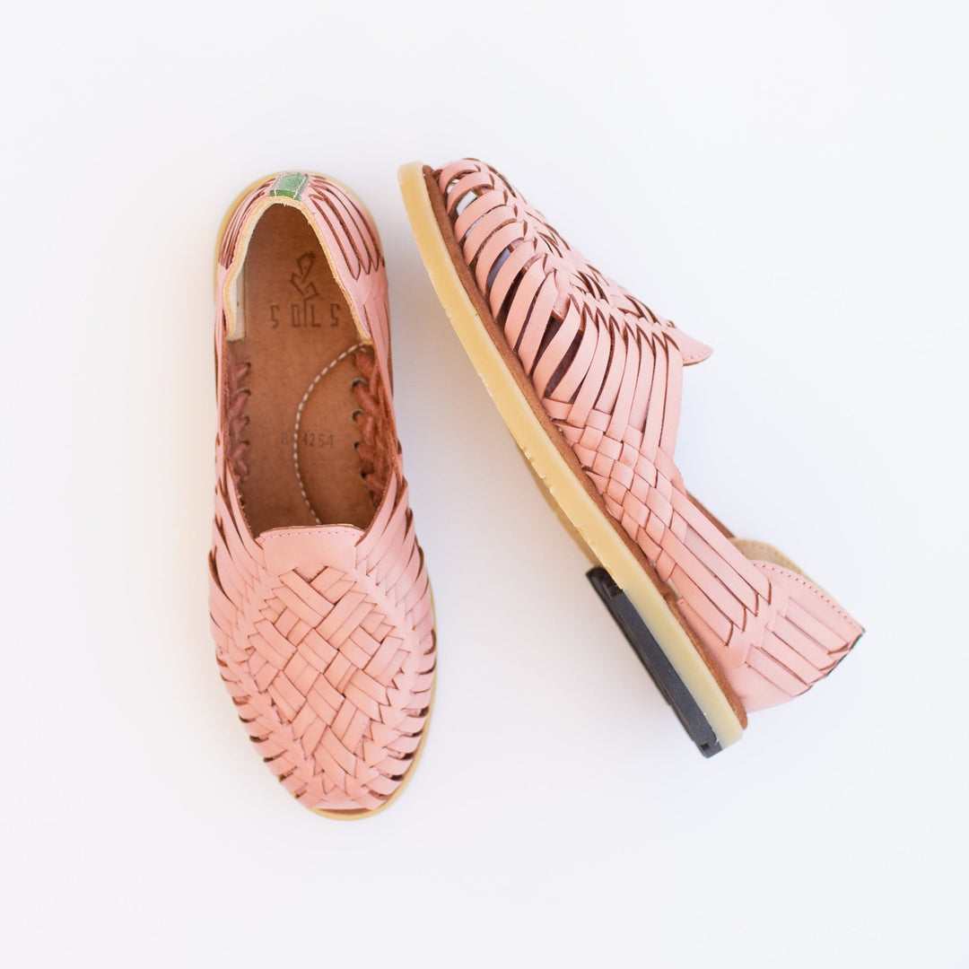 Ana Huarache Flats - Peony