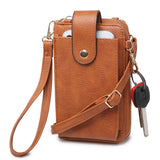 Iris Cell Phone Purse - Brown
