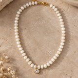 Bailey Necklace - White Moonstone