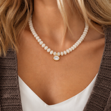 Bailey Necklace - White Moonstone