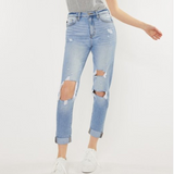 Faye High Rise Mom Jeans - KanCan