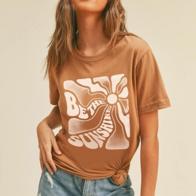 Be the Sunshine Tee - Toasted Almond