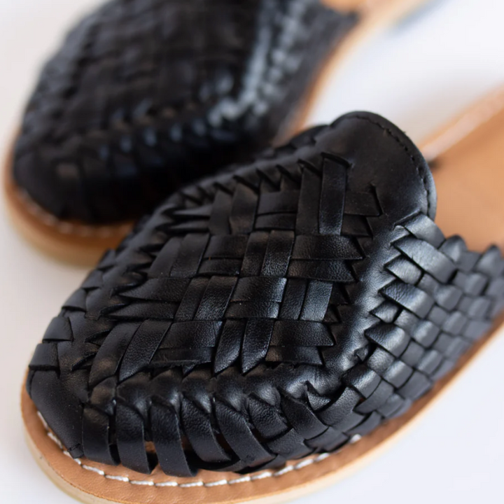 Anita Huarache Flats - Black