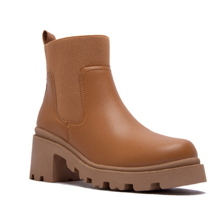 Skylar Platform Boots - Camel