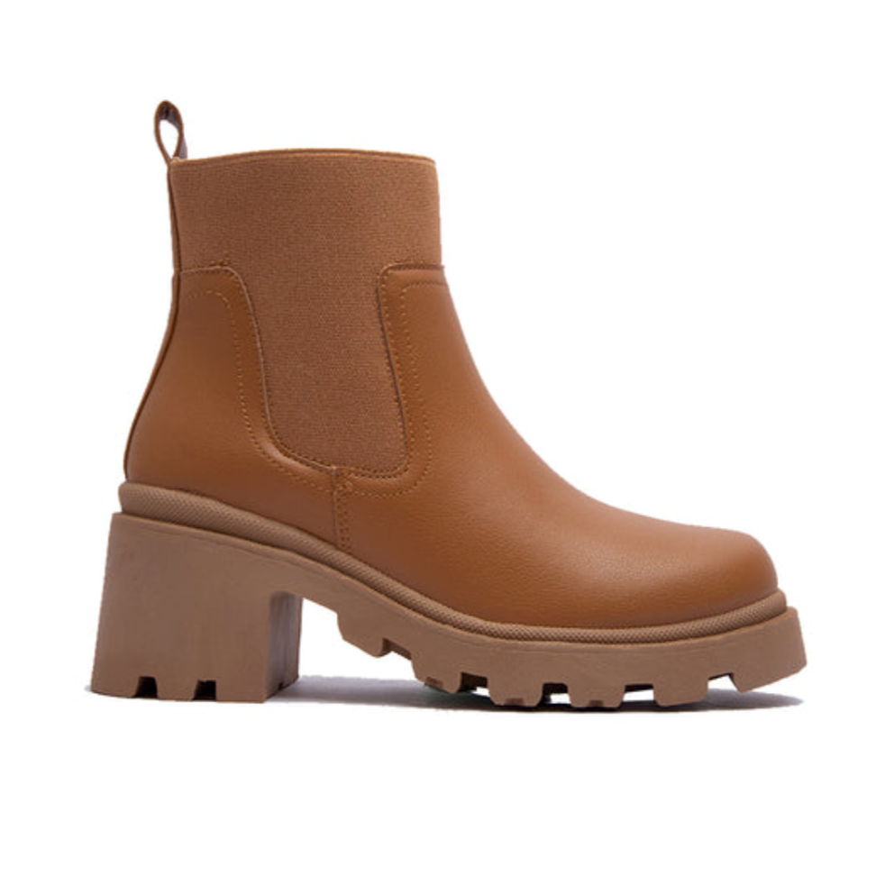 Skylar Platform Boots - Camel