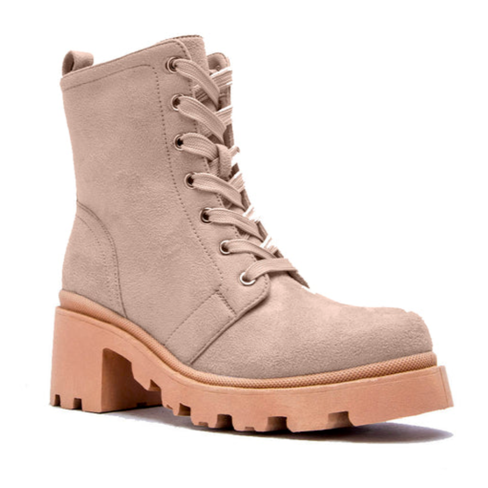 Teagan Platform Boots - Burlwood