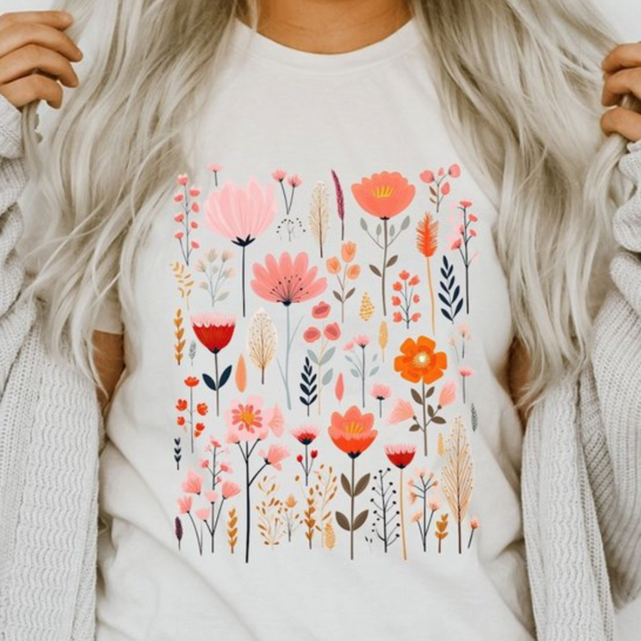 Wildflower Tee - Cream