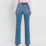 Riley High Rise Flare Jeans - Vervet