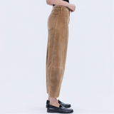 Corduroy Barrel Pants - Vervet