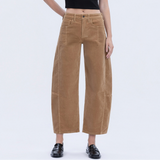 Corduroy Barrel Pants - Vervet