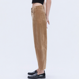 Corduroy Barrel Pants - Vervet