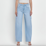 Wren Barrel Jeans - Flying Monkey