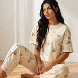 Mallard Barrel Pants 2pcs Casual Set