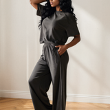 Callie Drawstring Side Pant Set