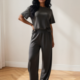 Callie Drawstring Side Pant Set