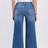 Audrey High Rise Wide Leg Denim - Vervet