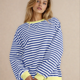 Cameron Oversized Pullover - Royal