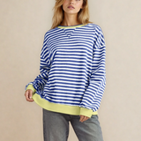 Cameron Oversized Pullover - Royal