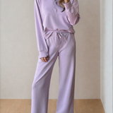 Harlow Active Pants 2pcs Outfit - Purple | Dropship