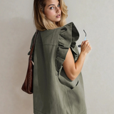 Margot Ruffled Jacket Vest