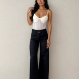 Brooke High Waist Wide Leg Jeans