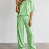 Jaycee Tee Pocketed Casual Pants 2pcs Outfit