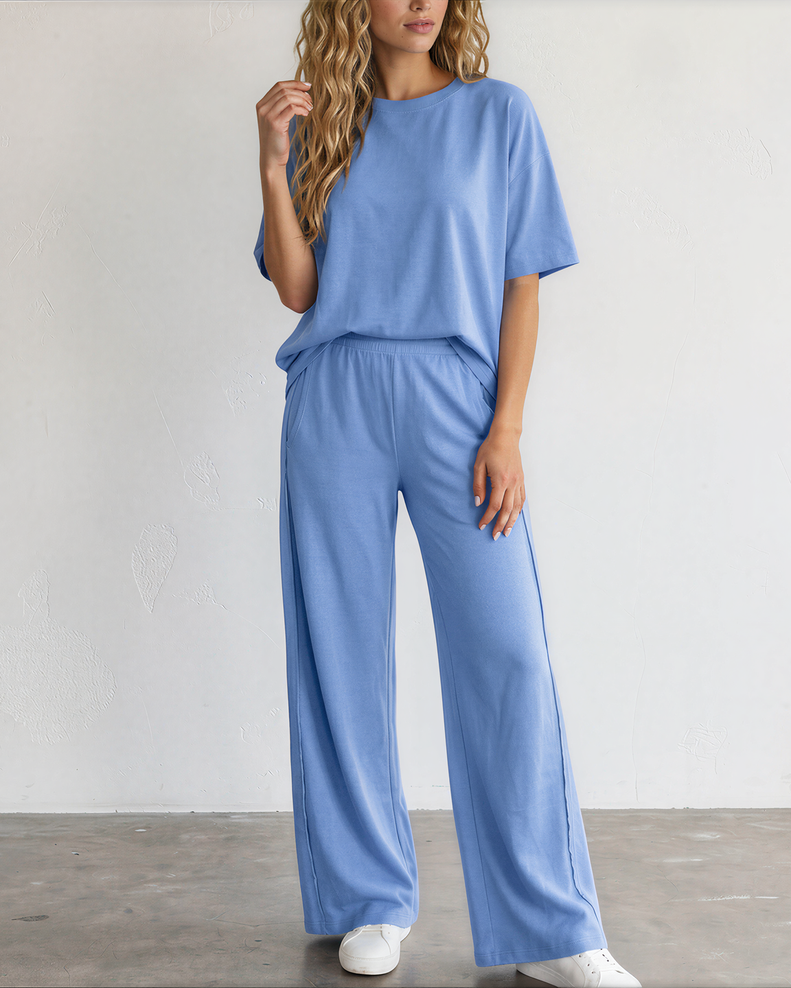 Jaycee Tee Pocketed Casual Pants 2pcs Outfit