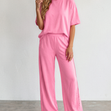 Jaycee Tee Pocketed Casual Pants 2pcs Outfit