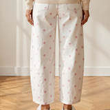 Dallas Polka Dot Print Barrel Jeans