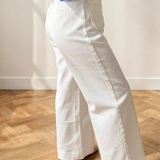 Scalloped Patch Pocket Shift Jeans