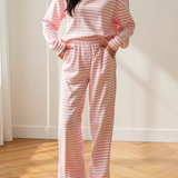 Amayah Buttoned Straight Pants Two Piece Set