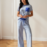 Rowen Drawstring Waist Cropped Pants Set