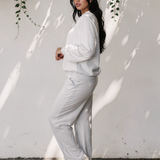 Addie V Neck Pullover and Drawstring Sweatpants Set