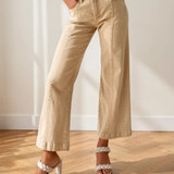 Elsie Center Seam Cropped Jeans