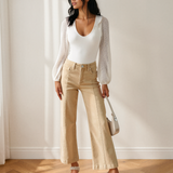 Elsie Center Seam Cropped Jeans
