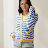 Olivia Striped Knit Cardigan