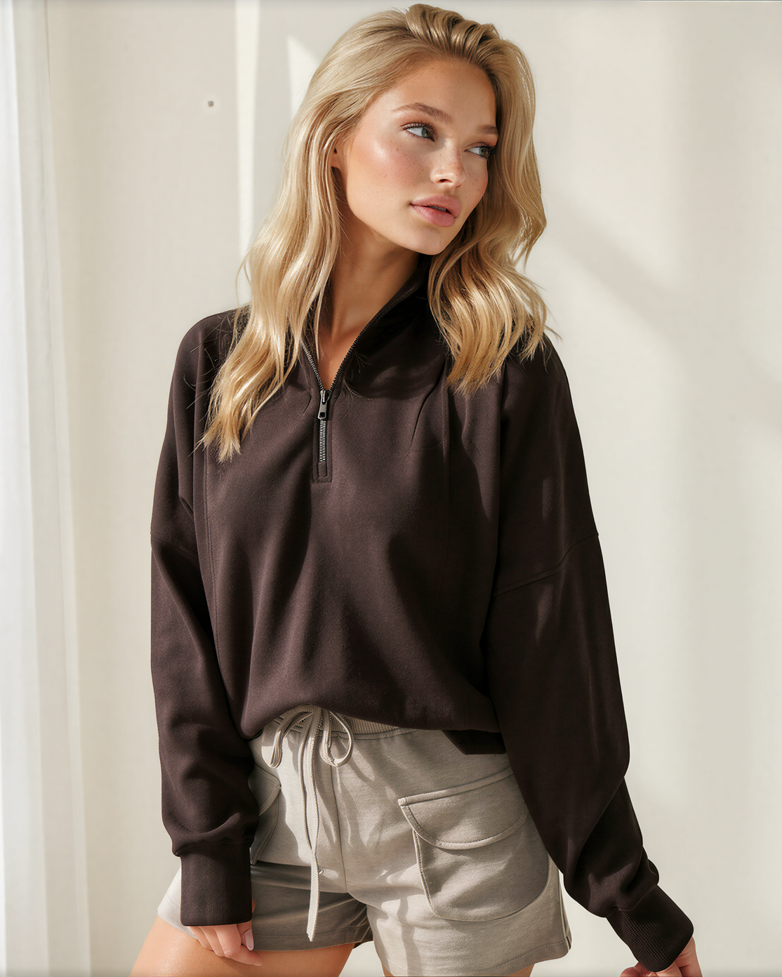 Haven Pullover Drop Shoulder Sweatshirt