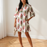Emma Sleeve Loose Mini Dress