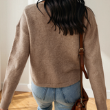 Valentina Dot Detail Drop Shoulder Sweater