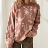 Grace Western Drop Shoulder Sweater