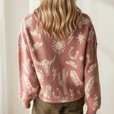 Grace Western Drop Shoulder Sweater
