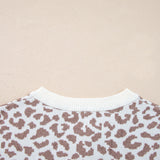 Leopard Knitted Cardigan - Khaki | Dropship