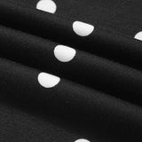 Avery Polka Dot Pants Set | Wide Leg Two Piece Set | Black