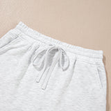 Mary Long Sleeve Zip-Up Top Elastic Waist Skort Set