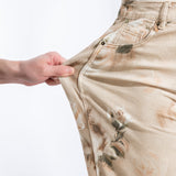 Meadow Floral Print Relaxed Barrel Jeans
