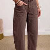 Briar Barrel Jeans | Patch Pocket Denim