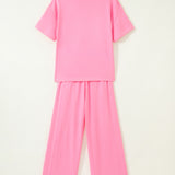 Jaycee Tee Pocketed Casual Pants 2pcs Outfit