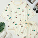 Mallard Duck Drawstring Short Set
