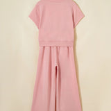 Lucy Wide Leg Pants 2pcs Outfit